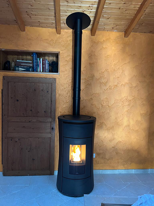 Réalisation poêle à granulés Chérie évo MARENNES Ets Boyer Ile d'Oléron, poeles et chaudières